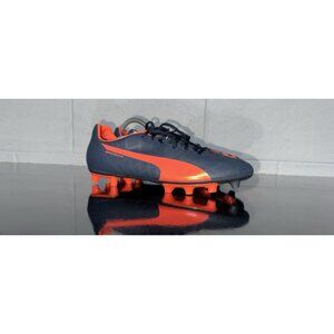 PUMA Evospeed 5.4 FG Mens Soccer Cleats Size 10 Gray Orange